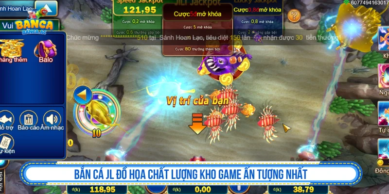 Bắn Cá JL - Đồ Họa 3D, Boss Nhiều Tầng Và Giữ Vốn Bắn Cá JL Đồ Họa Chất Lượng Kho Game Ấn Tượng Nhất