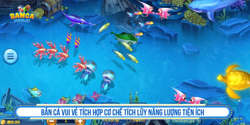 Bắn Cá Vui Vẻ - Dễ Chơi Nhưng Vẫn Cần Giữ Nhịp Bắn Cá Vui Vẻ với giao diện đại dương sinh động
